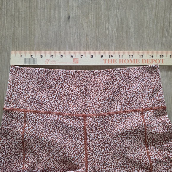 Athleta Salutation Stash Hi-Rise Leggings – Speckled Rust Print – Women’s Size L - Picture 10 of 13